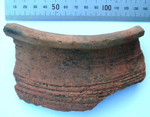 Roman Pottery finds,Rim of large storage jar, Holmer Green, Stuart King image