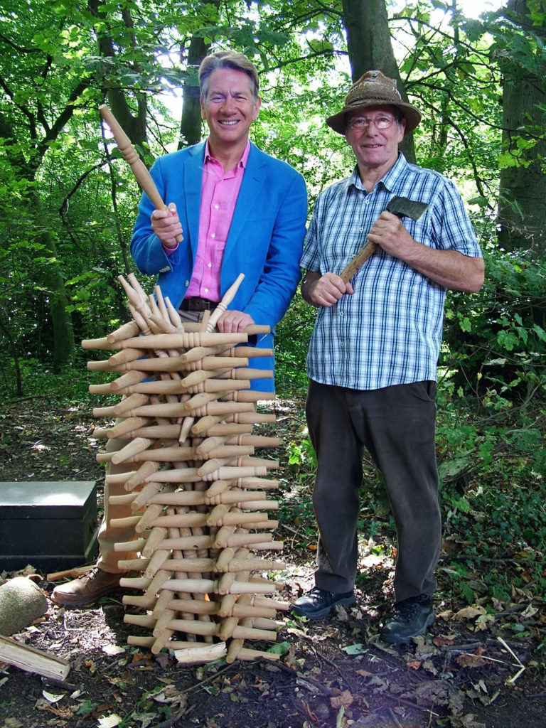 Stuart King with Michael Portillo filming for TV -Great Railway Journeys (8)