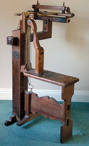 Marquetry cutter’s donkey made for Stuart King